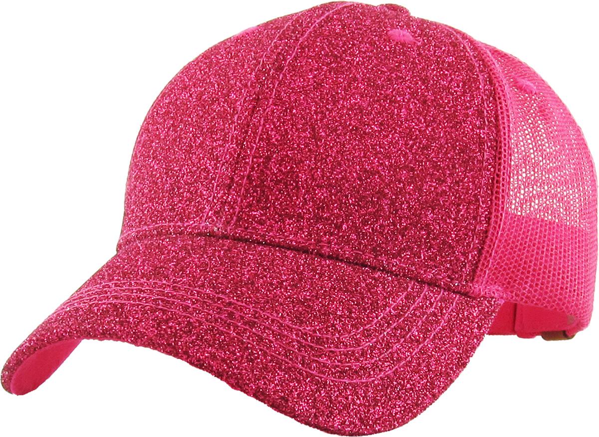 Glitter Meshback Baseball Cap | KBETHOS
